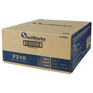 HOSPECO® SaniWorks® Deluxe Towel - 13" x 21", White - 150 TOWELS PCS -