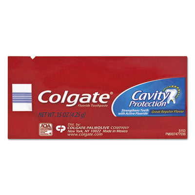 Colgate Cavity Protection Toothpaste - 1000 Packets Per Case -