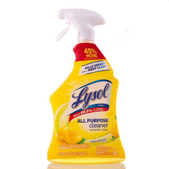slidbane Klemme gyldige Lysol All Purpose Cleaner - Lemon Breeze - 32oz