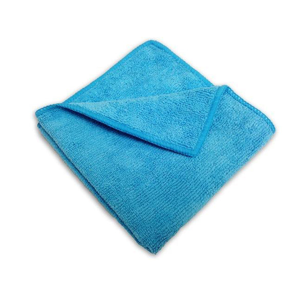 Blue Microfiber Cleaning Cloth 16X16