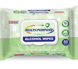 Multi-Purpose Sanitizing Wipes (50 Wipe Pack)